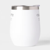 Name Elegant Minimal White (Gauche)