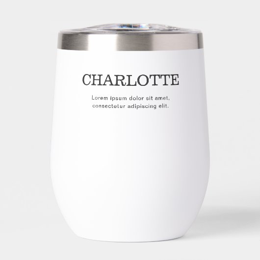 Name Elegant Minimal White (Avant)