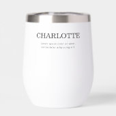 Name Elegant Minimal White (Arrière)