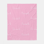 Name Fleece Blanket Personalized Custom Kids Gift  (Voorkant)