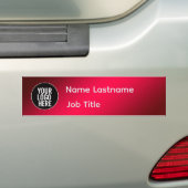 Name Job Title Sticker (Op auto)