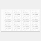 Name Labels for kids Back to School Cursive Script (Vel)