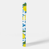 Name Monogram French Country Tile Lemon Pattern  Case-Mate iPhone Case (Achterkant / Rechts)