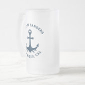 Name of Captain Blue's Ship Matglas Bierpul (Voorkant links)