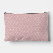 Name || Pale Blush Pink Stylish Trellis Pattern Etui (Achterkant)