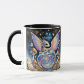 Name, Pastel Baby Dragon Pink Blue on Dark Mok (Links)