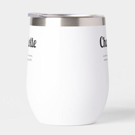 Name Retro Script White (Droite)
