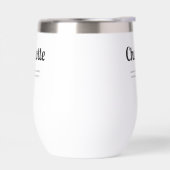Name Retro Script White (Gauche)