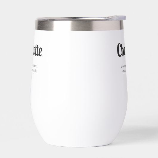 Name Retro Script White (Gauche)