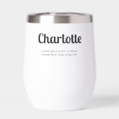 Name Retro Script White (Arrière)