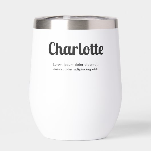 Name Retro Script White (Arrière)