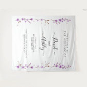 Name Sign for Wedding, Wedding Backdrop Sign Wandkleed (Voorkant (horizontaal))