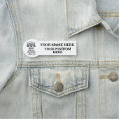 Name Tag - Two Lines (In situ)