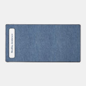 Name || Trendy Minimalist Blue Denim Print  (Recto)
