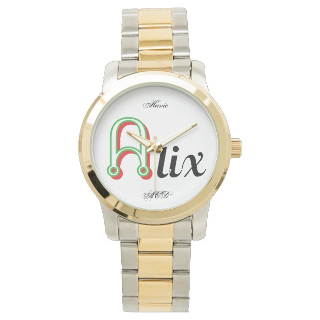 NAME WATCH ALIX HAVIC ACD HORLOGE (Voorkant)