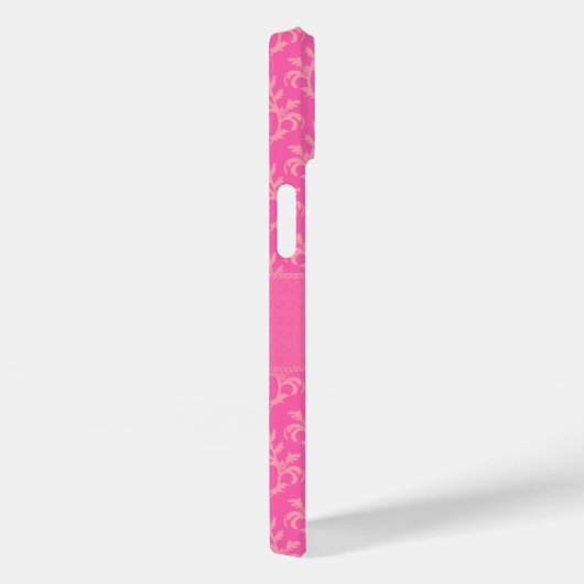 Named damask kangaroo paws pinky Case-Mate iPhone case (Achterkant / Rechts)