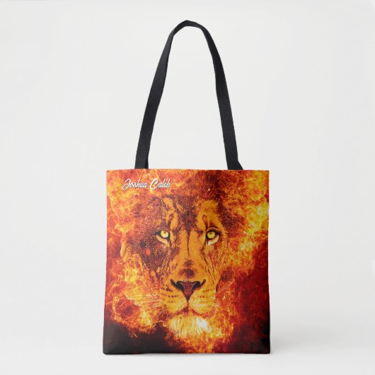Named Lion of Judah Canvas tas (Voorkant)