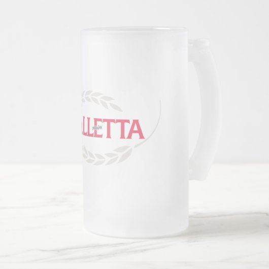 NameMug Matglas Bierpul (Voorkant rechts)