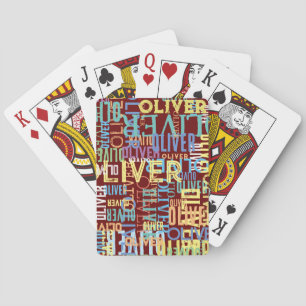 Namen gerepliceerd   Patroontypografie Pokerkaarten