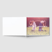 Namen in Script Custom Photo Wedding Gastenboek (Volledig)