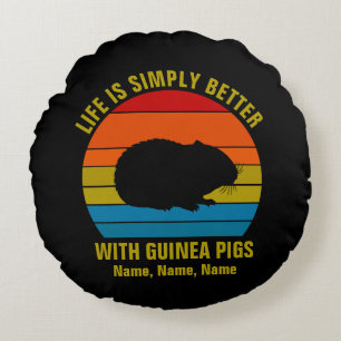 Namen toevoegen Alle tekst wijzigen, beter Guinee- Rond Kussen