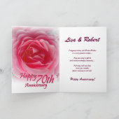 NAMEN van de DOUANE - het 70ste Jubileum met Roze Kaart (Binnen)