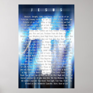 Namen van de Lamb Poster