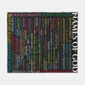 NAMEN VAN GOD FLEECE DEKEN (Voorkant (Horizontaal))