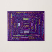 namen van God puzzel met tin (Horizontaal)