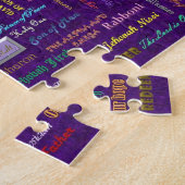 namen van God puzzel met tin (Zijkant)