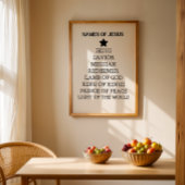Namen van het Jesus Christmas Poster