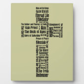 Namen van Jesus Cross Fotoplaat (Voorkant)