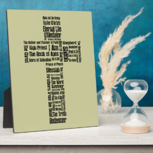 Namen van Jesus Cross Fotoplaat