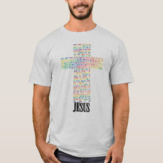 Namen van Jesus Cross T-shirt
