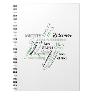 Namen van Jesus Modern Colors Spiral Notebook Notitieboek