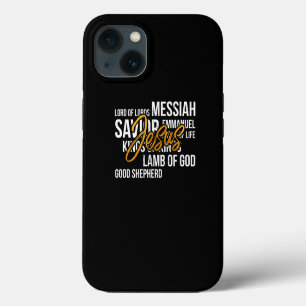 Namen van Jezus Christelijke Religieuze Kerkprint iPhone 13 Hoesje