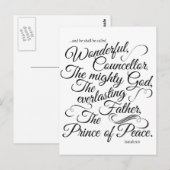 Namen van Jezus Christus Briefkaart (Voorkant / Achterkant)