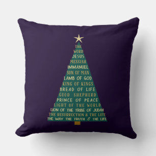 Namen van Jezus Kerstboom Kussen