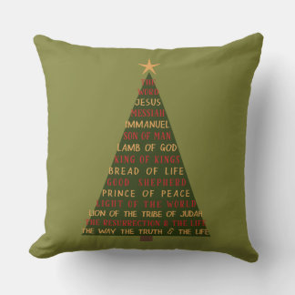Namen van Jezus Kerstboom Kussen