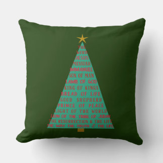 Namen van Jezus Kerstboom Kussen