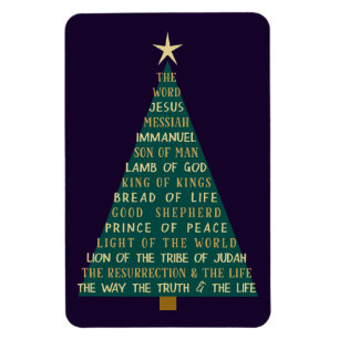 Namen van Jezus Kerstboom Magneet