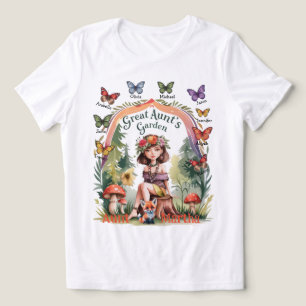 Namen van nichtje en neefje in de tuin van de tant Tri-Blend shirt