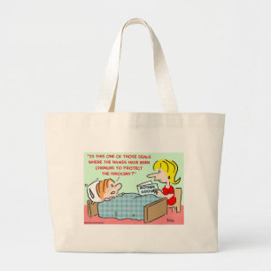 namen veranderd beschermen onschuldige moeder gans grote tote bag