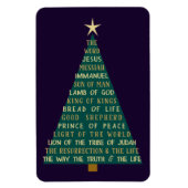 Names of Jesus Christmas Tree Magneet (Verticaal)