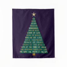 Names of Jesus Christmas Tree