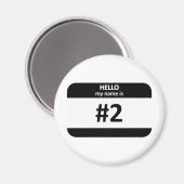Nametag #2 magneet (Voorkant / Achterkant)