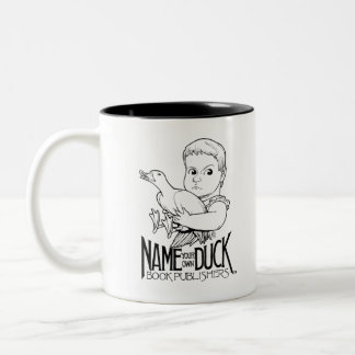 NameYourOwnDuck Tweekleurige Koffiemok