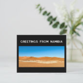 Namib Desert Briefkaart (Staand voorkant)