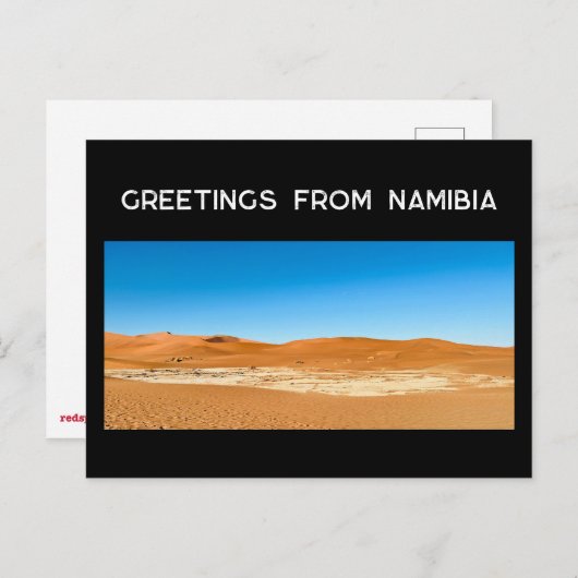 Namib Desert Briefkaart (Voorkant / Achterkant)