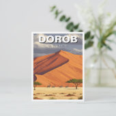 Namibia Dorob National Park Reizen Briefkaart (Staand voorkant)